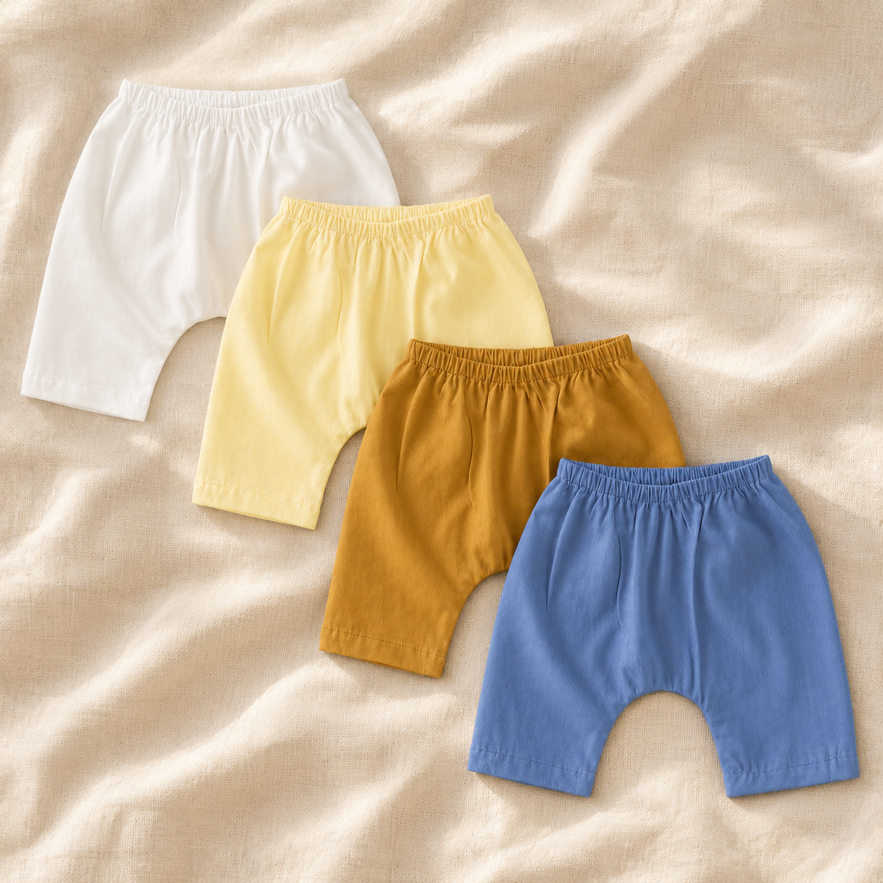 Unisex Cotton Modal Diaper Shorts Bundle
