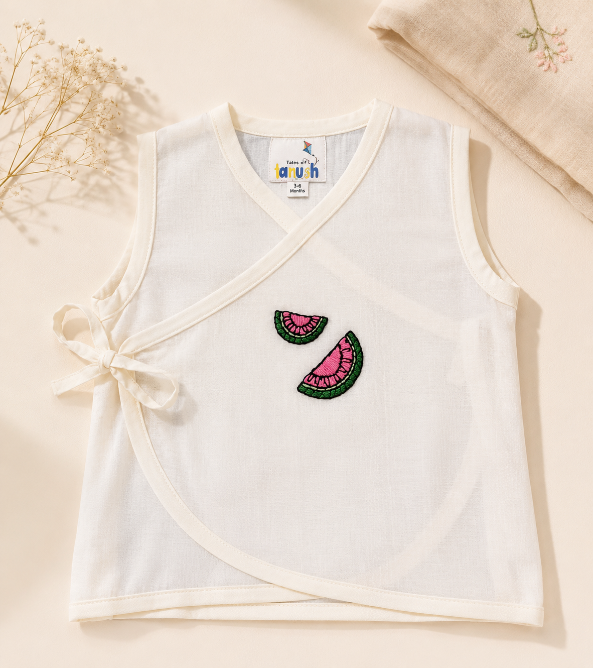 Little Wonders Hand Embroidered Cotton Modal Jhabla Bundle