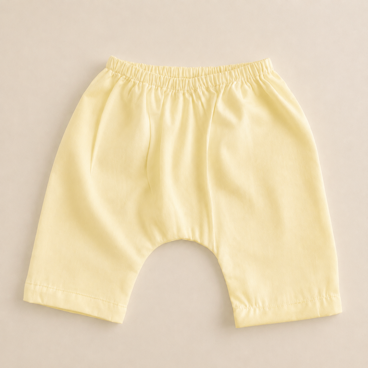Unisex Cotton Modal Diaper Short - Butter Yellow