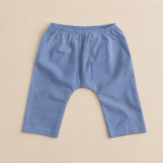 Unisex Cotton Modal Diaper Pant - Dusty Blue
