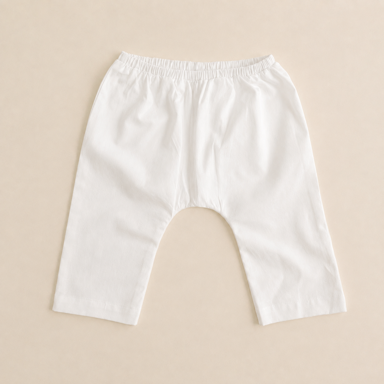 Unisex Cotton Modal Diaper Pant - White