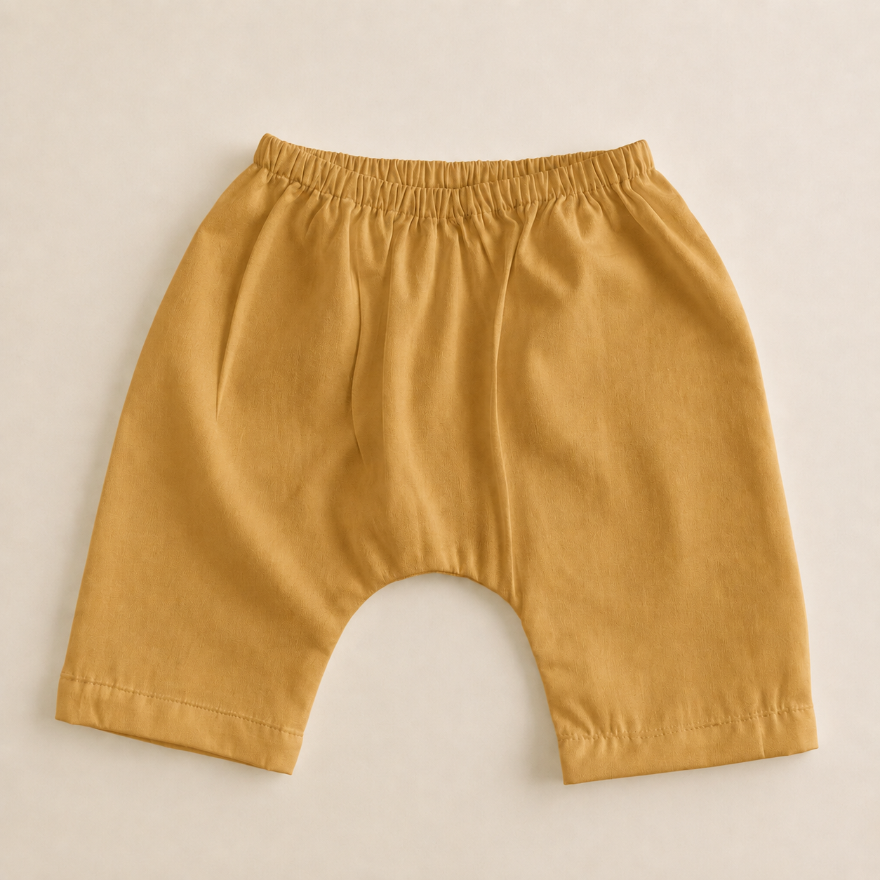 Unisex Cotton Modal Diaper Short - Mustard Yellow
