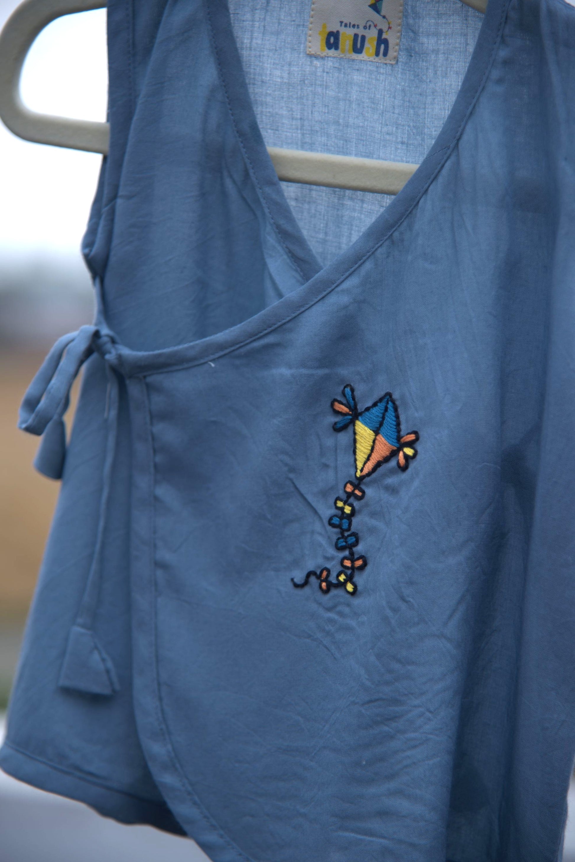 Little Sky Stories Hand Embroidered Cotton Modal Jhabla Bundle