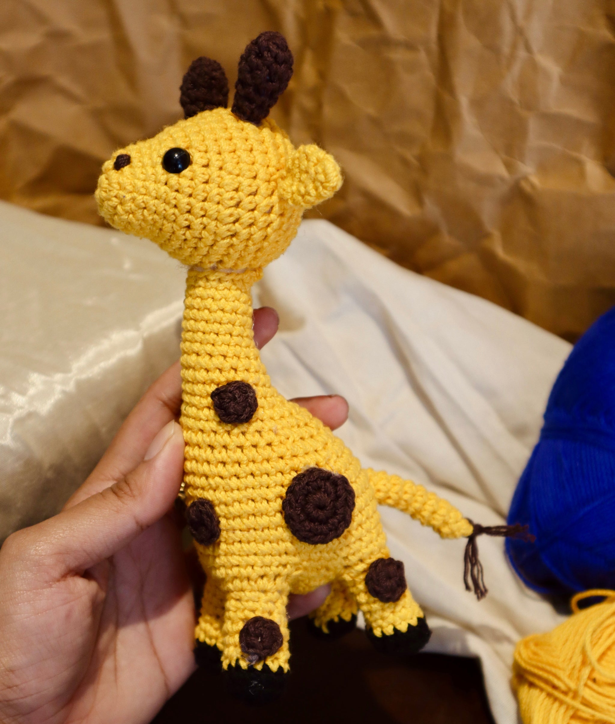 Ladoo Giraffe Crochet Toy