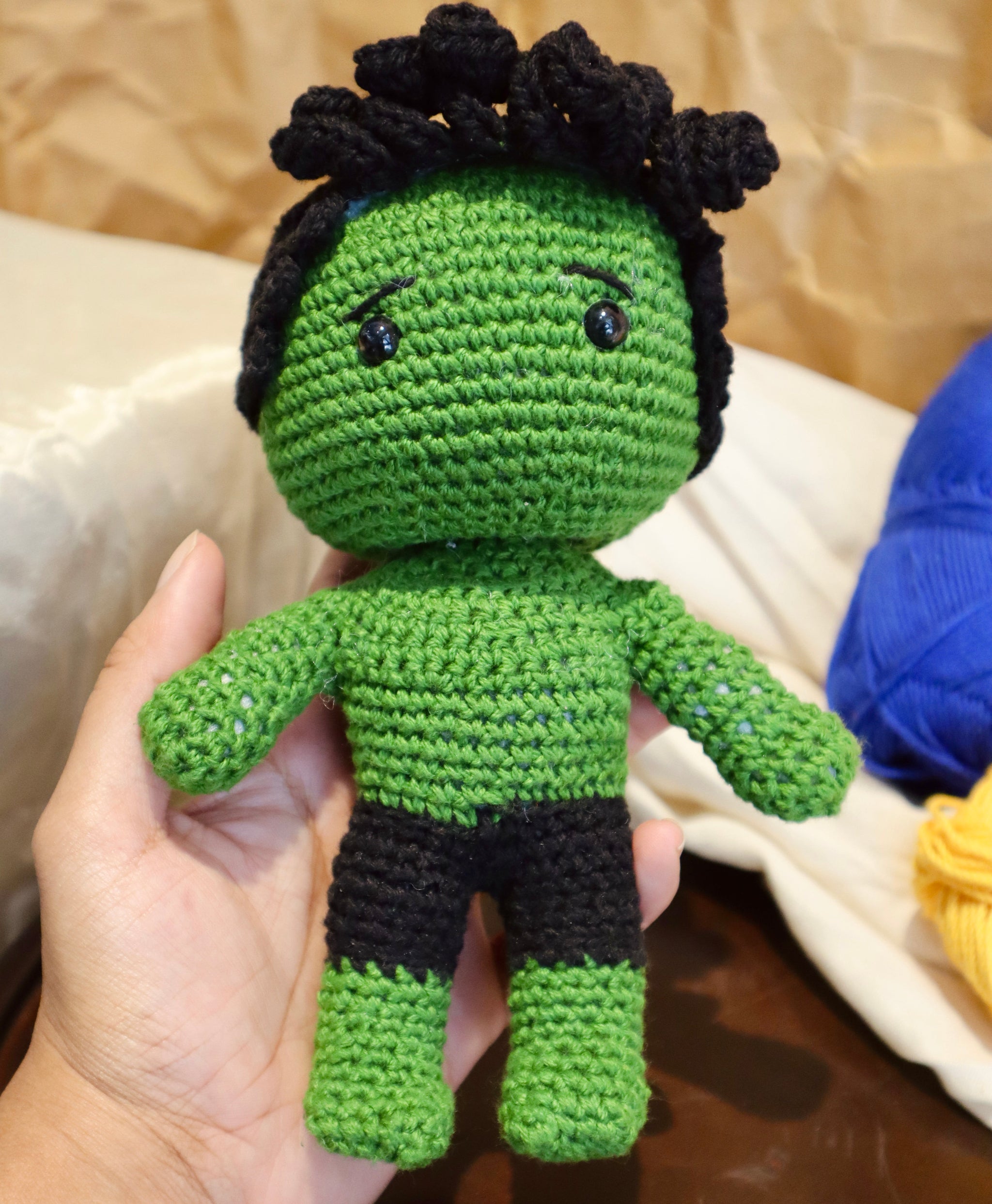 Hulk Crochet Toy