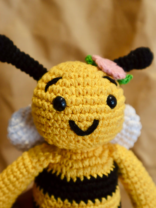 The Bee Stopover Crochet Toy