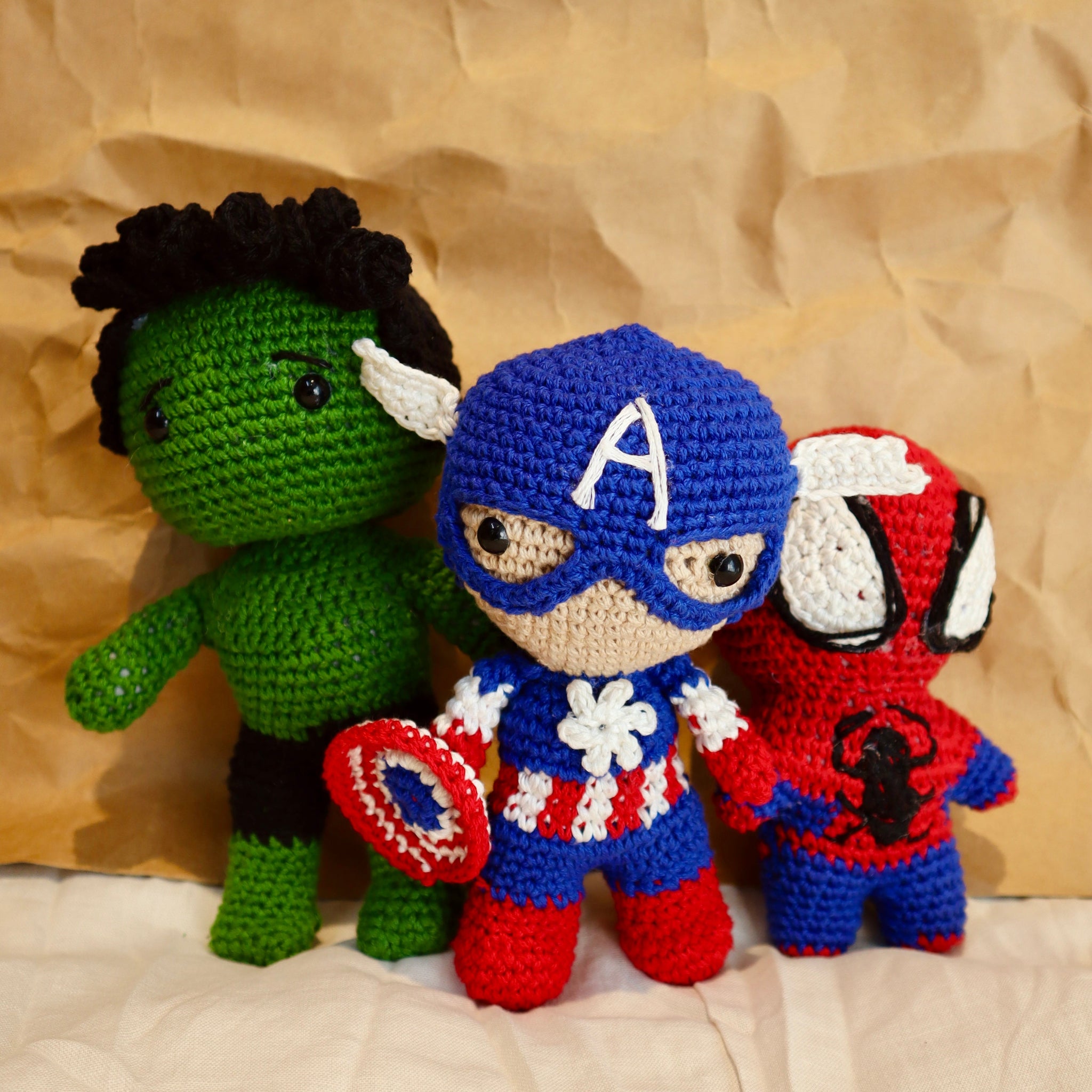 Spiderman Crochet Toy