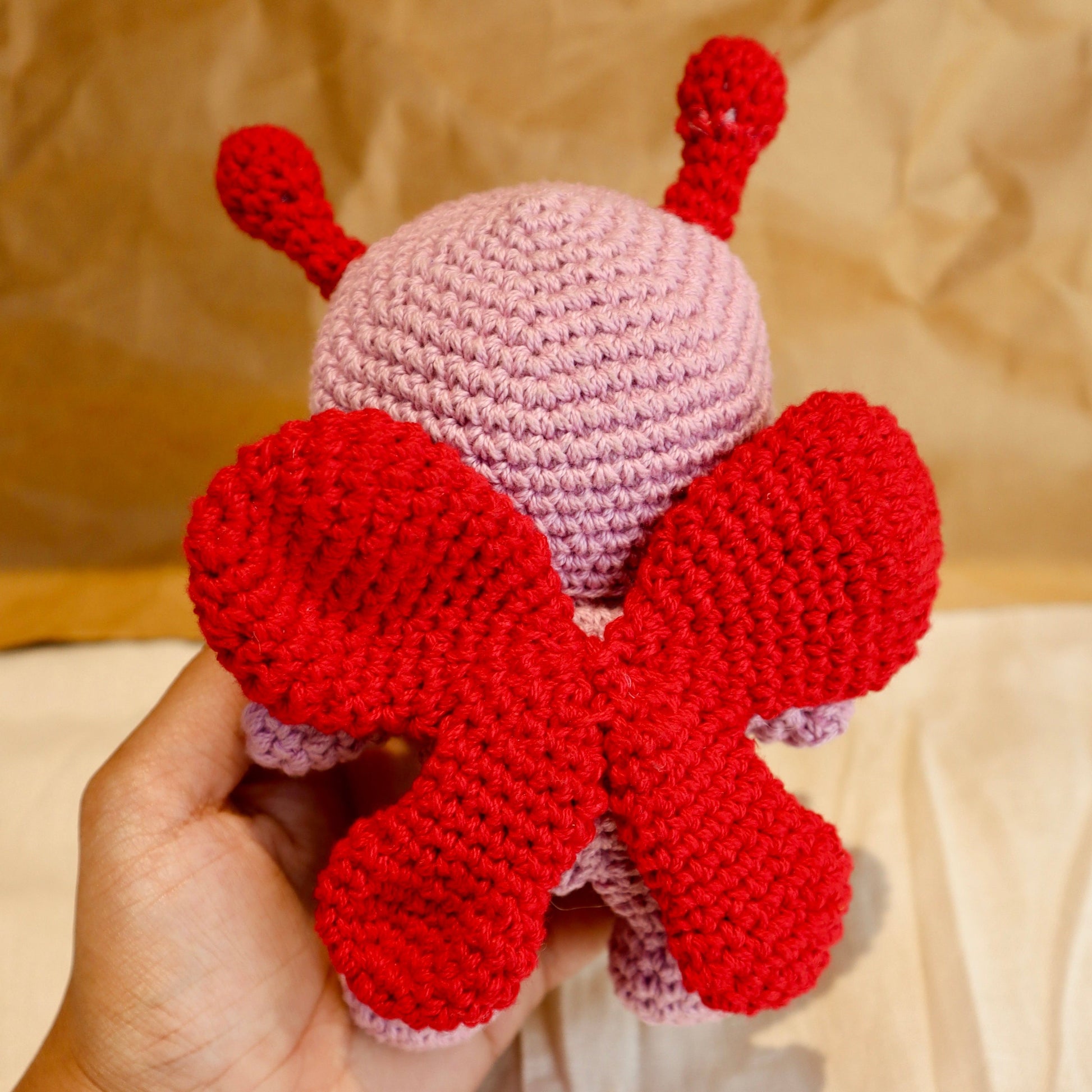 Big Butterfly Crochet Toy