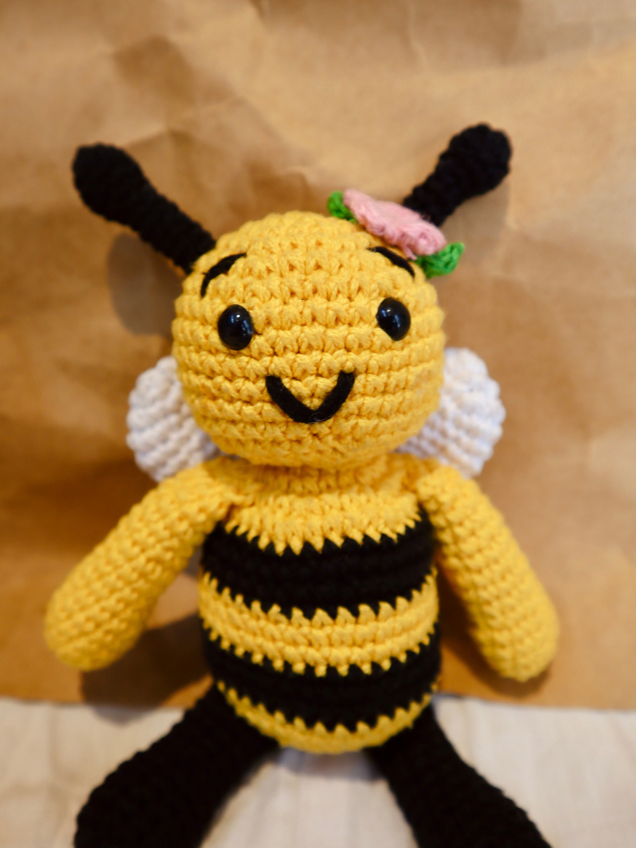 The Bee Stopover Crochet Toy