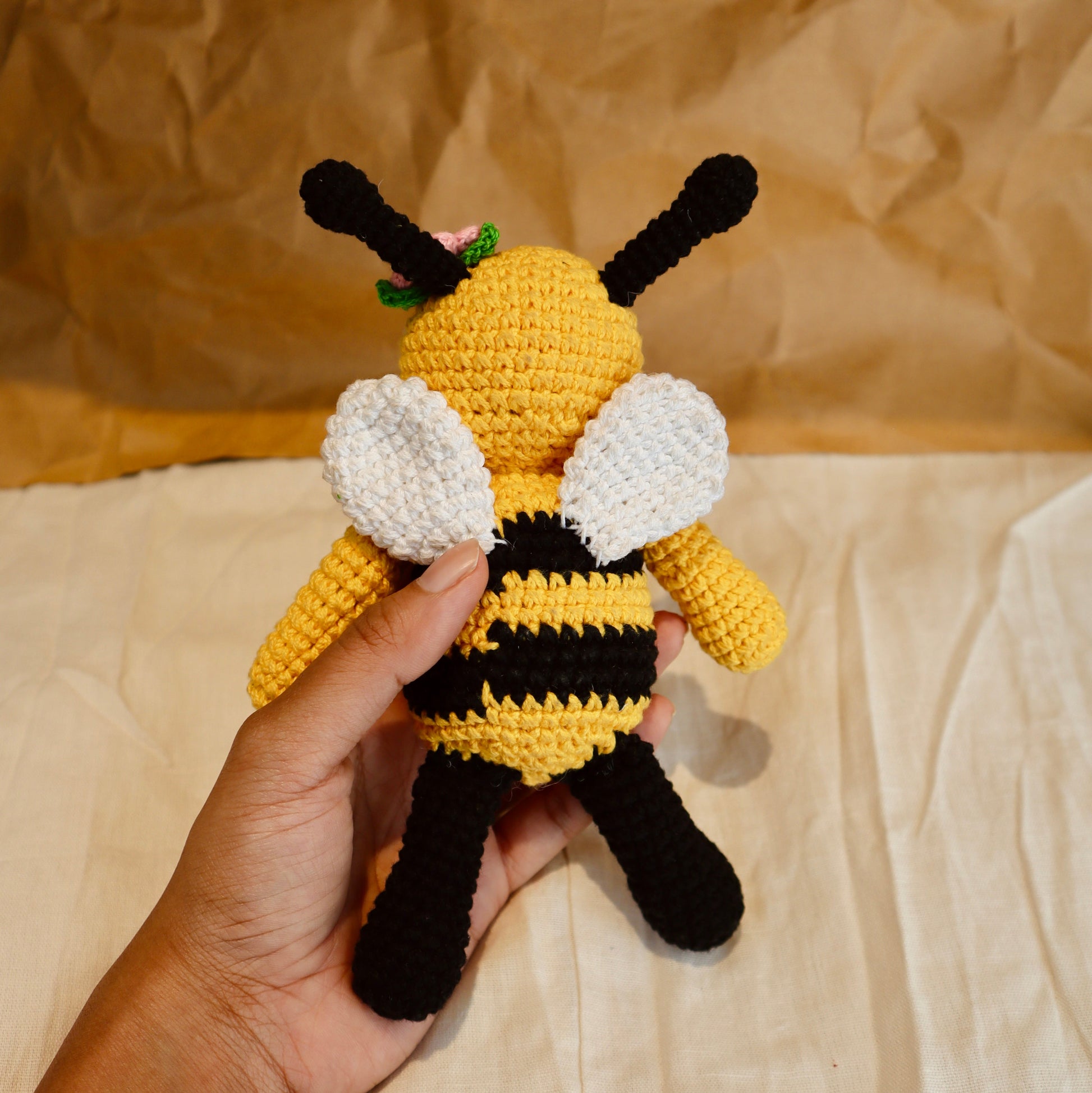 The Bee Stopover Crochet Toy