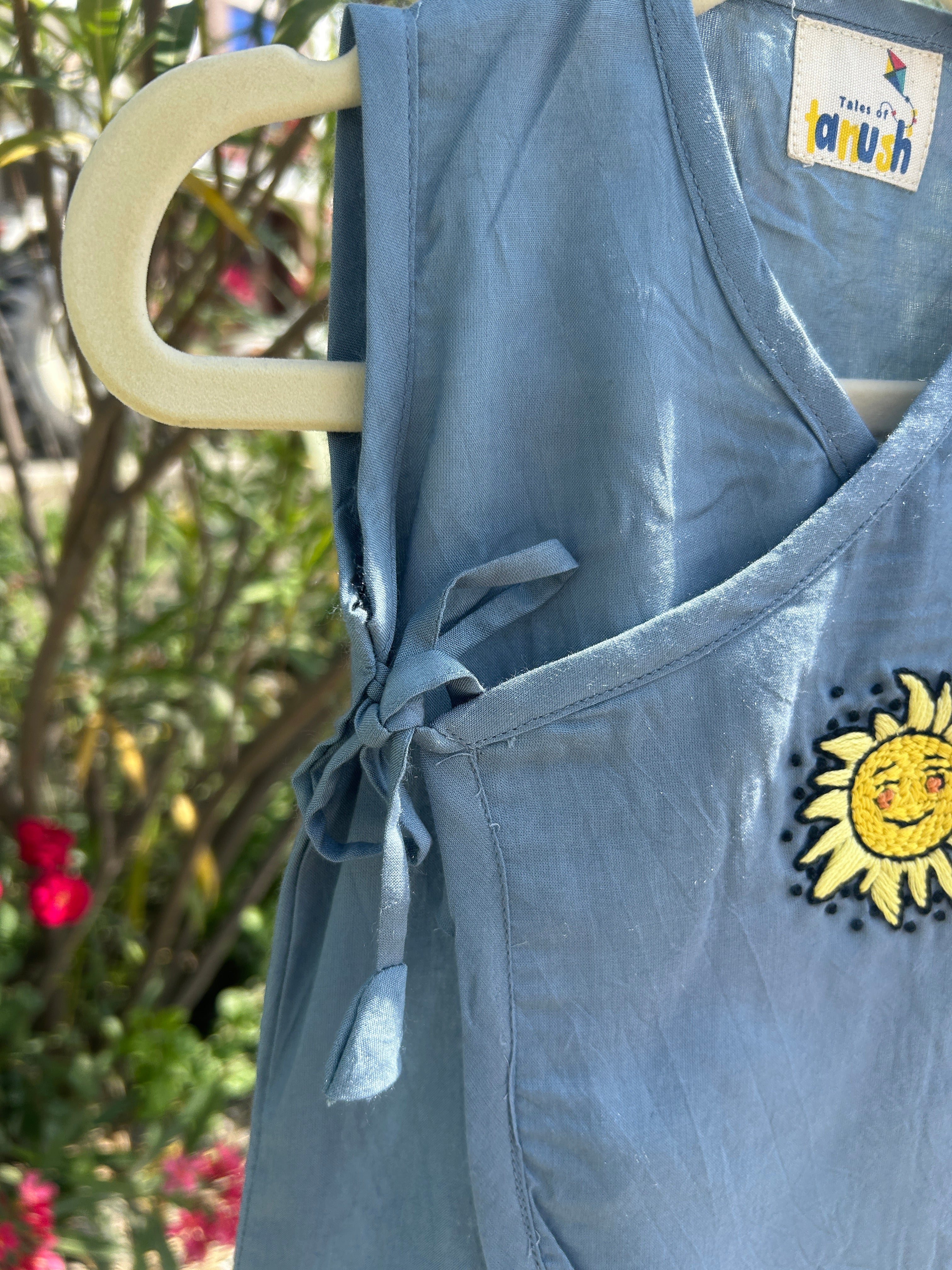 Little Sunshine Hand Embroidery Cotton Modal Jhabla