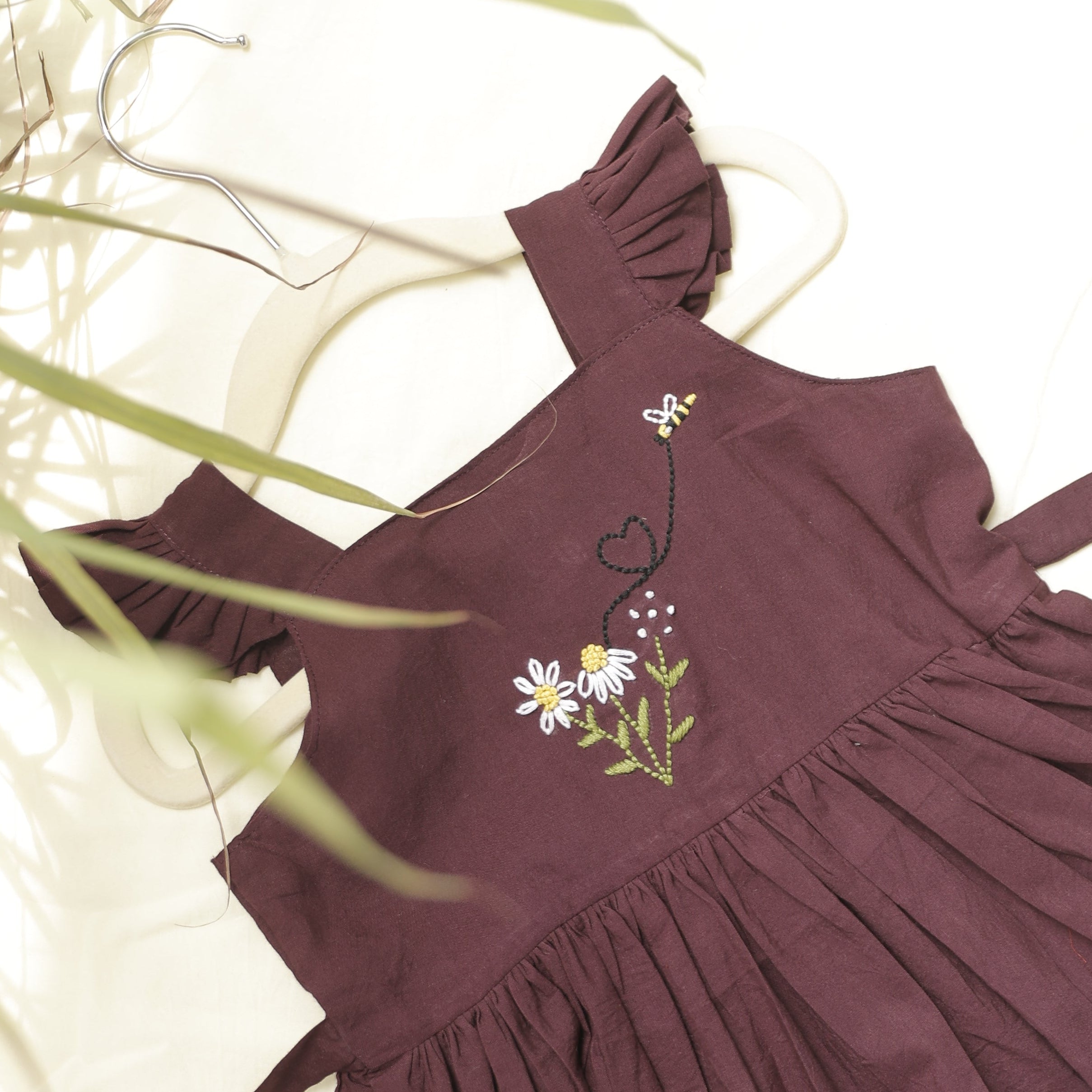 Daisy Trail Hand-Embroidered Dress