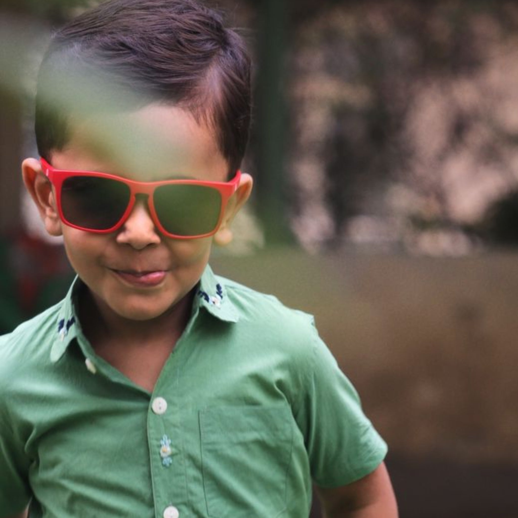 The Baby Elephant Organic Cotton Hand Embroidered Shirt