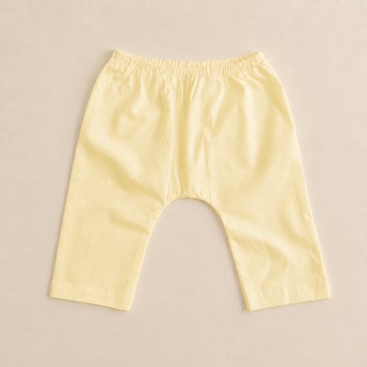 Unisex Cotton Modal Diaper Pant - Butter Yellow