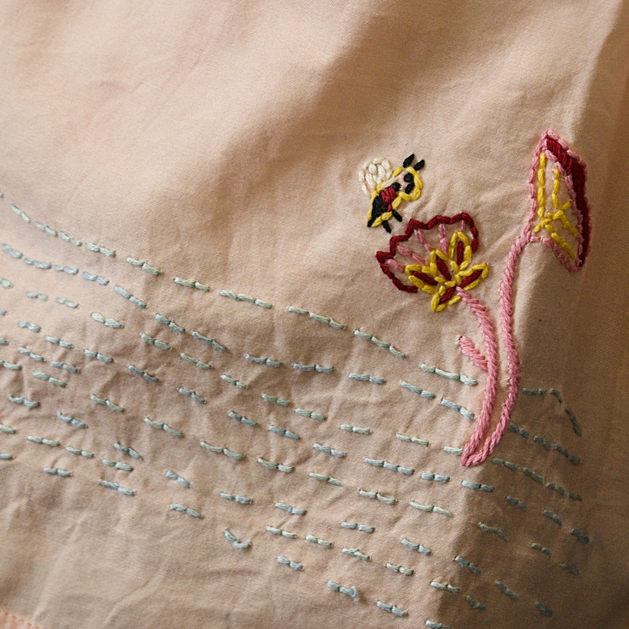 July  Flower Lyocell Hand Embroidered Kurta Shirt