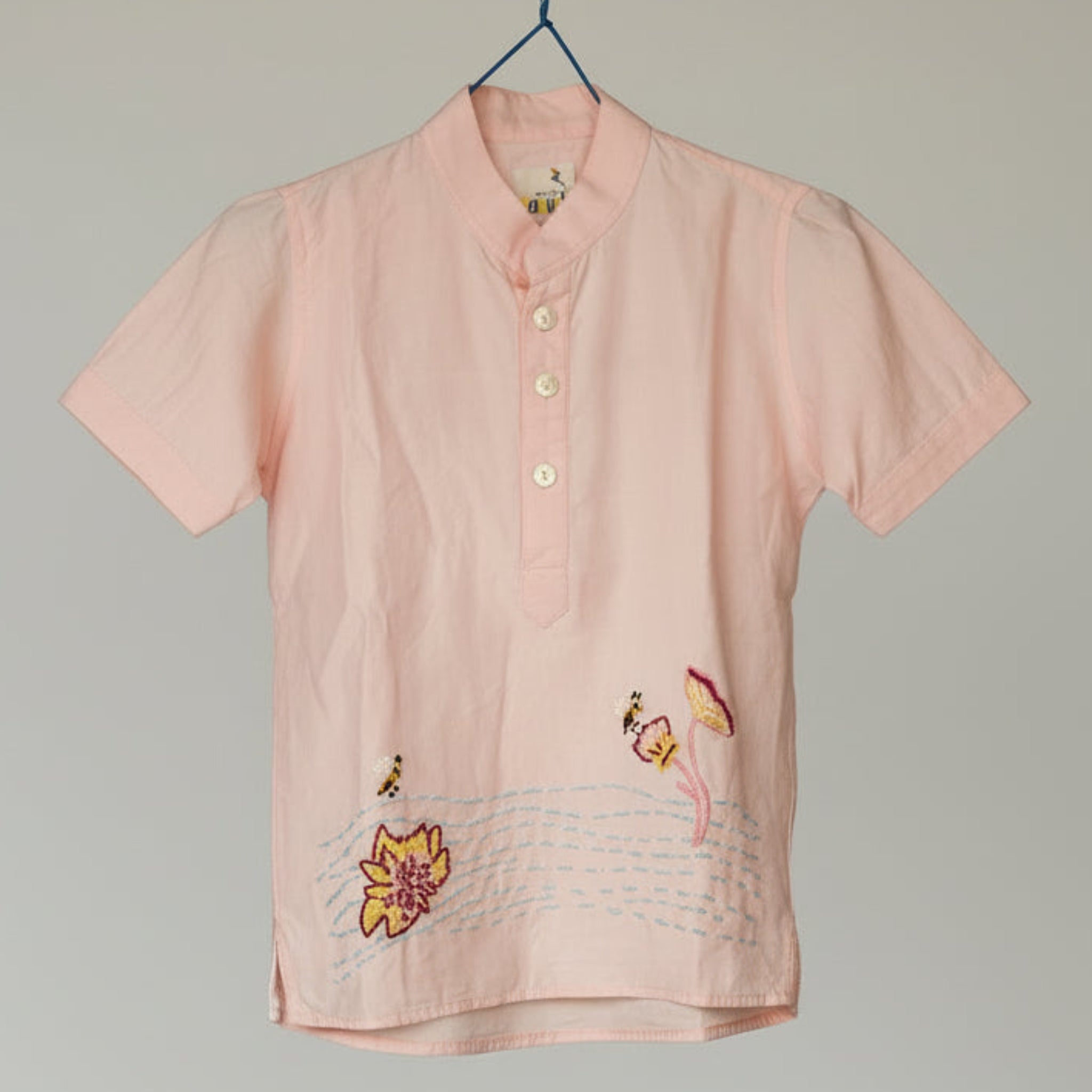July  Flower Lyocell Hand Embroidered Kurta Shirt